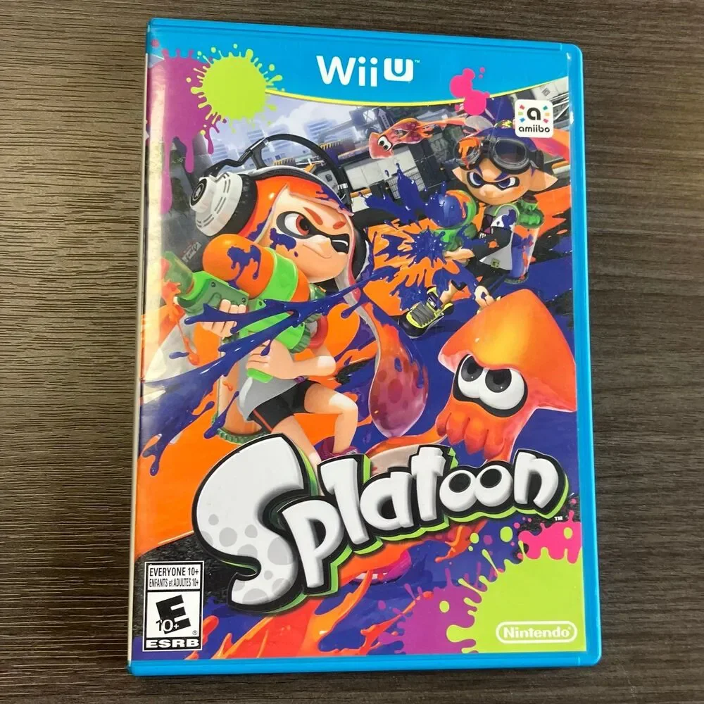 Splatoon (Nintendo Wii U, 2015) Complete Tested CIB